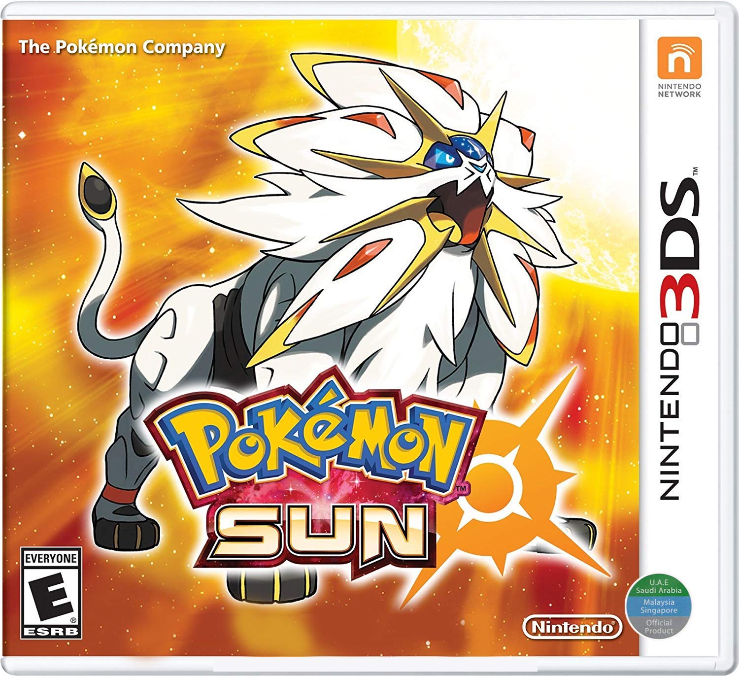 pokemon sun 3ds game cover